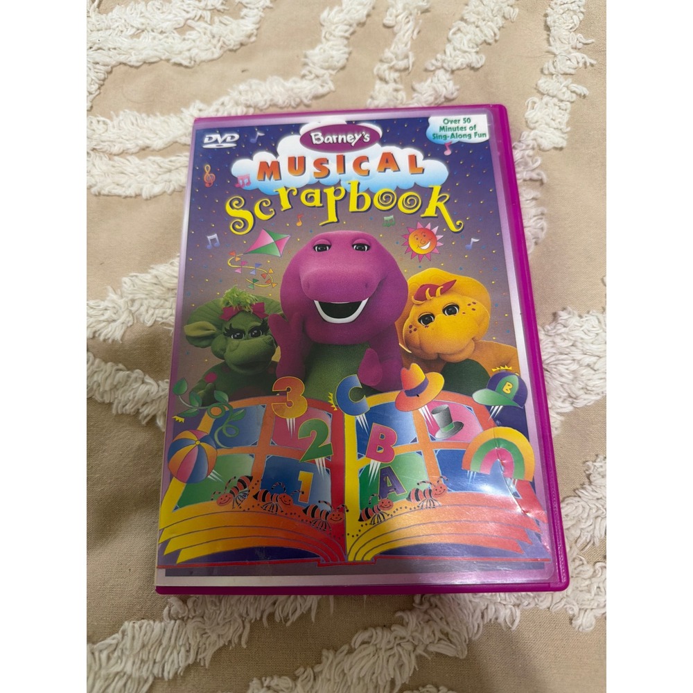 Barney's Musical Scrapbook DVD 2004 Kids Sing Along Songs HIT Entertainment